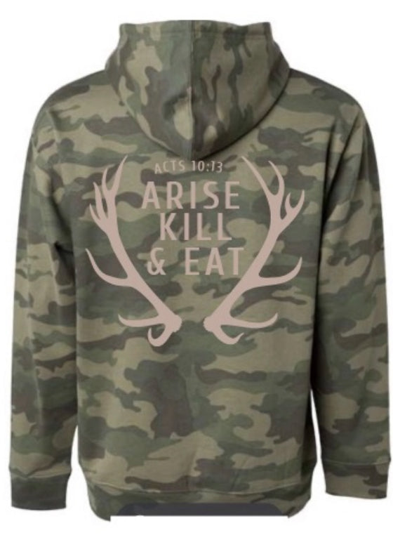 Arise Kill Eat Camo Hoodie