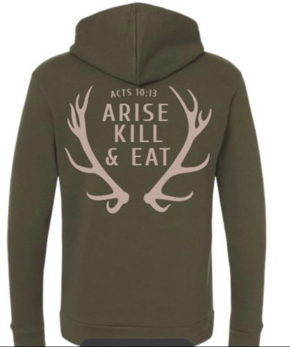 Arise Kill Eat Green Hoodie