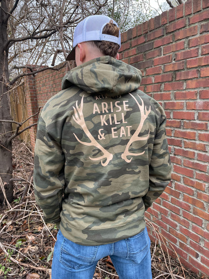 Arise Kill Eat Camo Hoodie