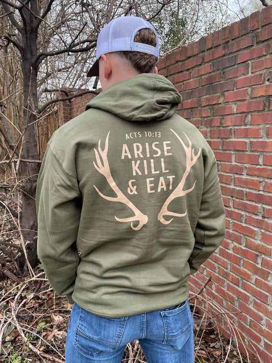 Arise Kill Eat Green Hoodie