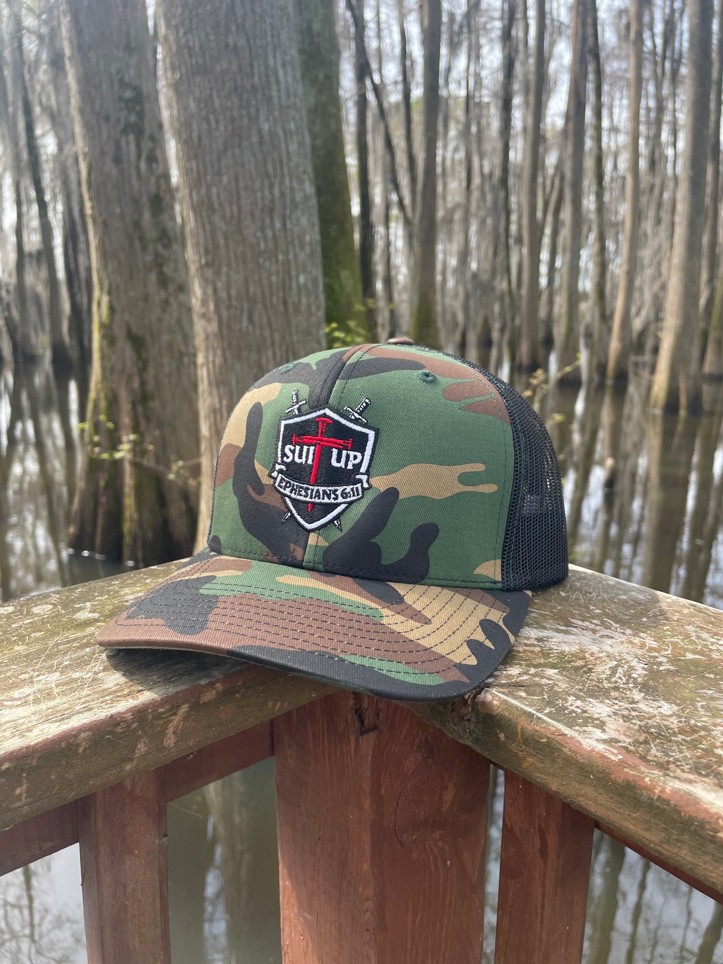 Suit Up Shield Camo- Black