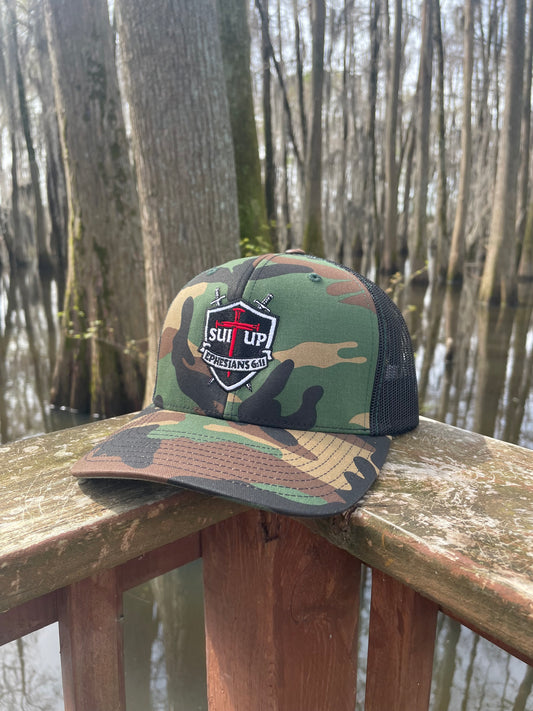 Suit Up Shield Camo- Black